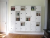 Cubicle-style bookshelves for my friend Elizabeth.
