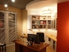 Custom office cabinets. Lots of pull-outs and clever storage.