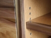 Cabinet for neighbor built from locally harvested urban poplar and MDF. (Detail)