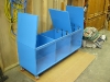 Funky furniture built for twin boys' bedroom.