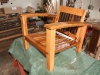 Reclaimed oak chair